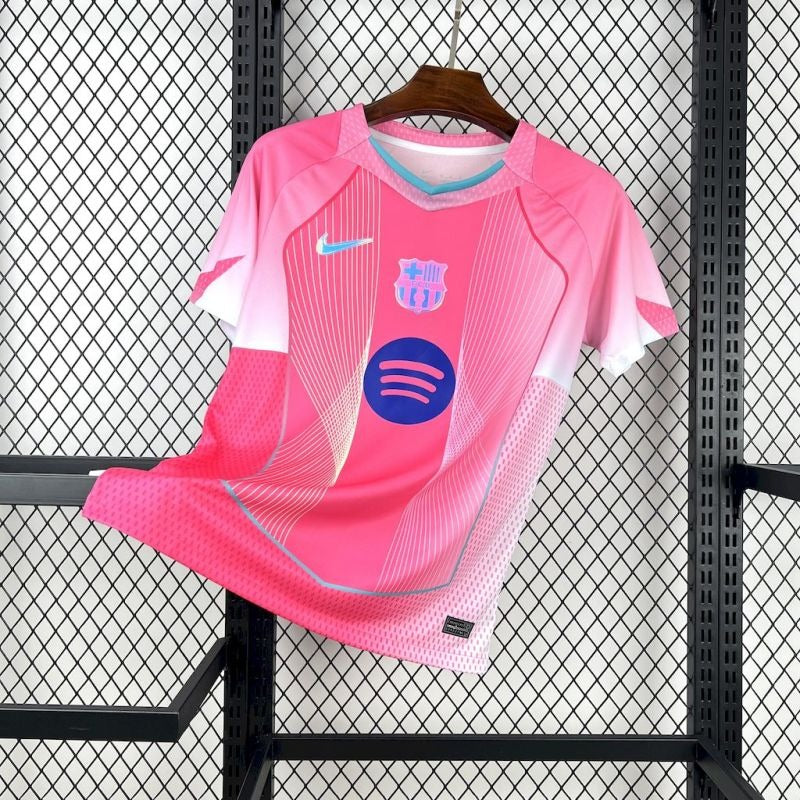 Camiseta FC Barcelona Edición Especial Rosa Oscuro 2025/26 Versión Fan