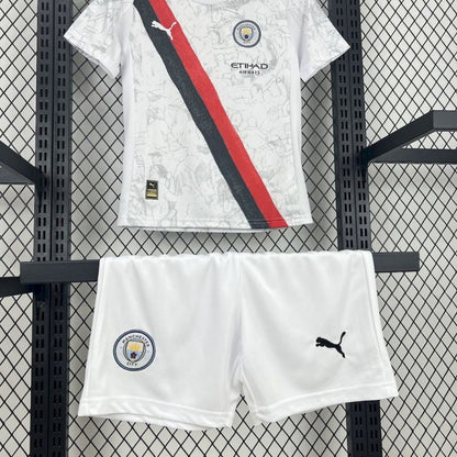 Manchester City Kit Niños Visita 2025/26
