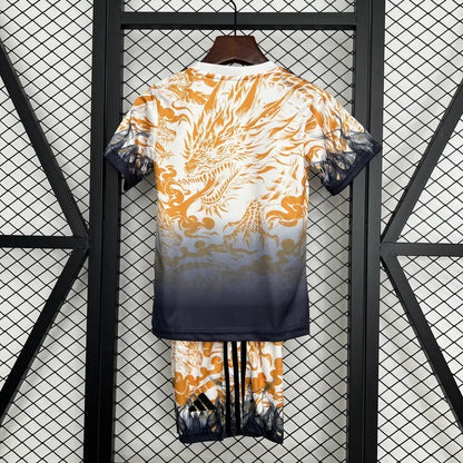 Real Madrid Kit Niños Edición Especial Naranja 2025/26