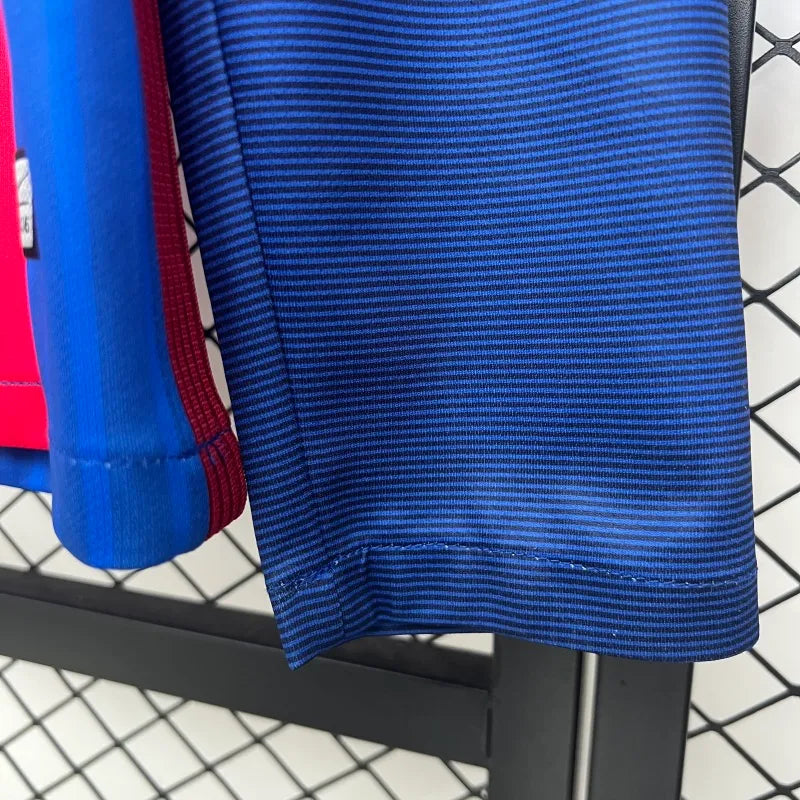 Camiseta Barcelona Manga Larga Local Retro 2014/15 Versión Fan