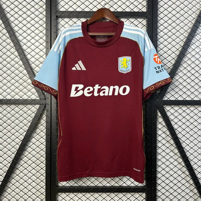 Camiseta Aston Villa Local 2025/26 Versión Fan