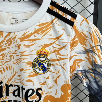 Real Madrid Kit Niños Edición Especial Naranja 2025/26
