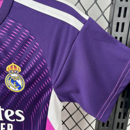 Real Madrid Kit Niños Portero Morado 2025/26