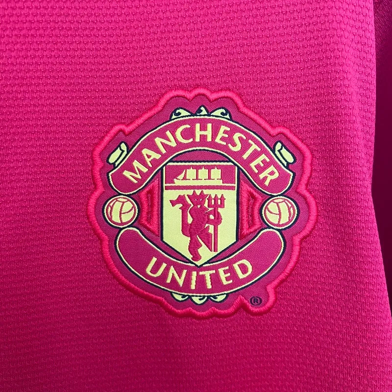 Camiseta Manchester United Manga Larga Local Retro 2013/14 Versión Fan