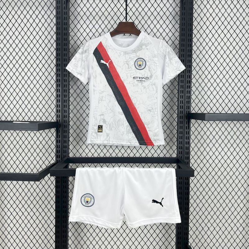Manchester City Kit Niños Visita 2025/26