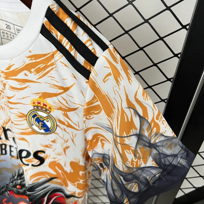 Real Madrid Kit Niños Edición Especial Naranja 2025/26