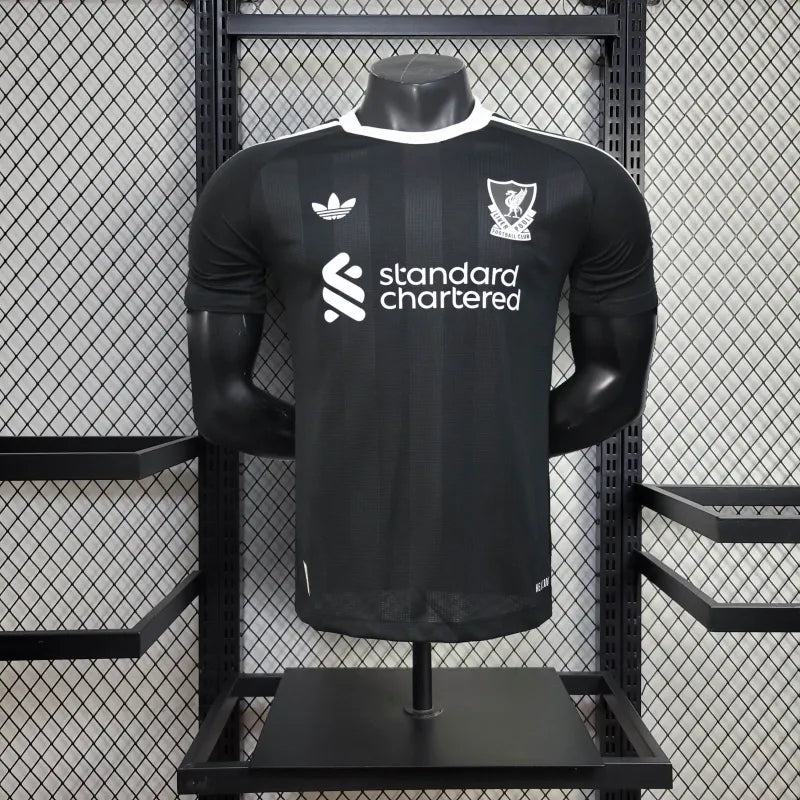 Camiseta Liverpool Portero Visita 2025/26 Versión Jugador