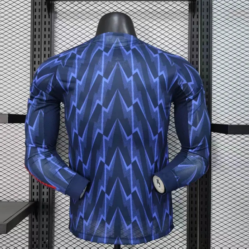 Camiseta Arsenal Visita Manga Larga 2025/26 Versión Jugador