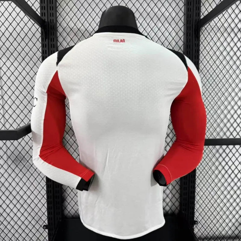 Camiseta AC Milan Visita Manga Larga 2025/26 Versión Jugador