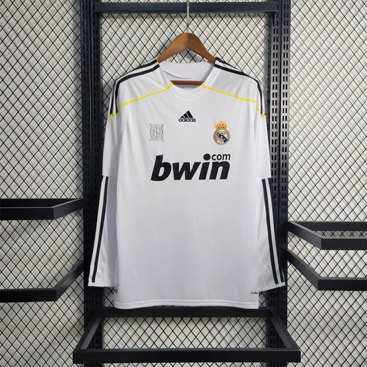 Camiseta Real Madrid Local Manga Larga Retro 2009/10