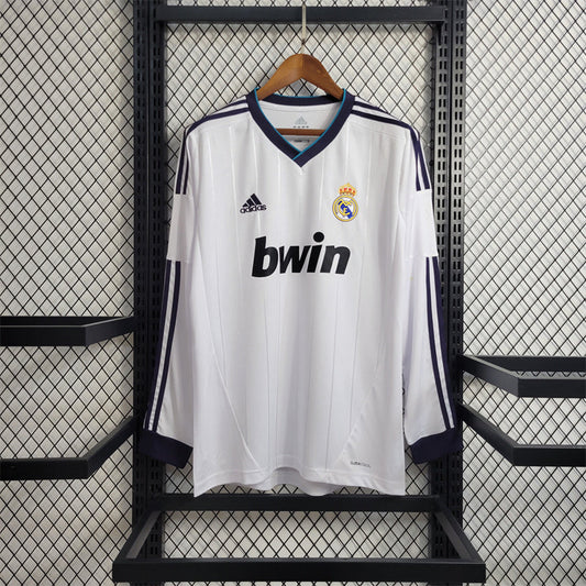 Camiseta Real Madrid Local Manga Larga Retro 2012/13
