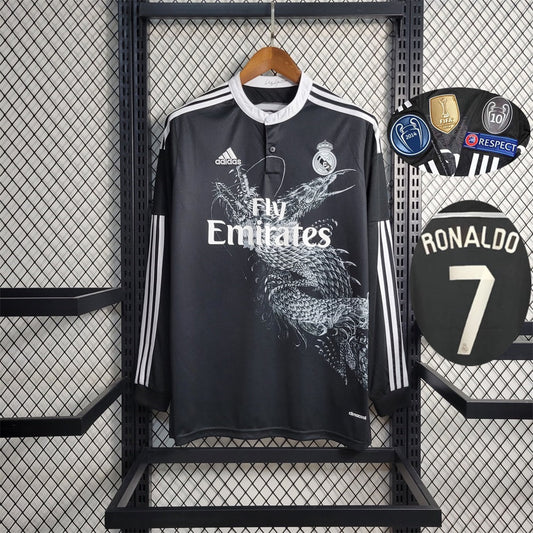 Camiseta Real Madrid Tercera Manga Larga Retro 2014/15