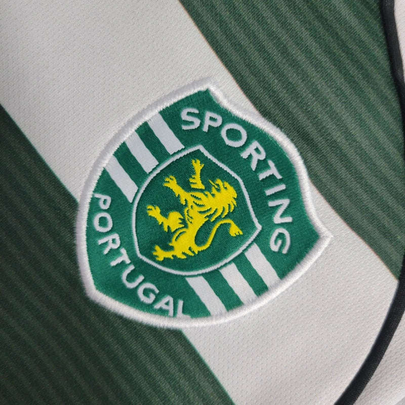 Sporting Lisboa Local Retro Manga Larga 2001/03
