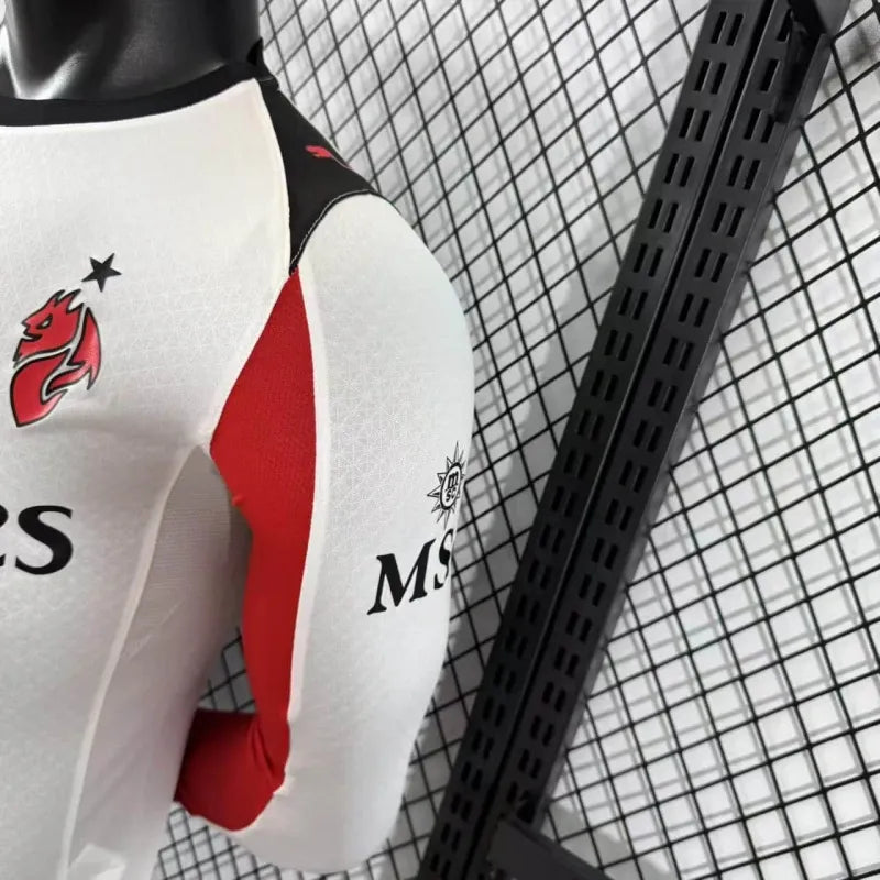 Camiseta AC Milan Visita Manga Larga 2025/26 Versión Jugador