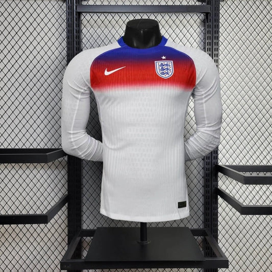 Camiseta Inglaterra Local Manga Larga 2025/26 Versión Jugador
