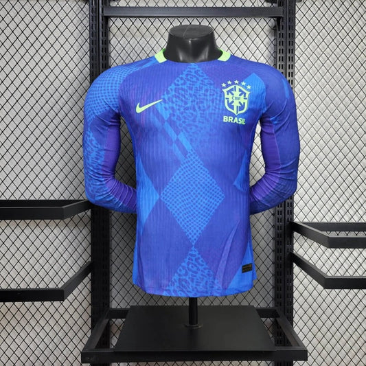Camiseta Brasil Visita 2025/26 Manga Larga Versión Jugador