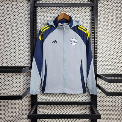 Cortavientos Adidas Boca Juniors Retro Gris