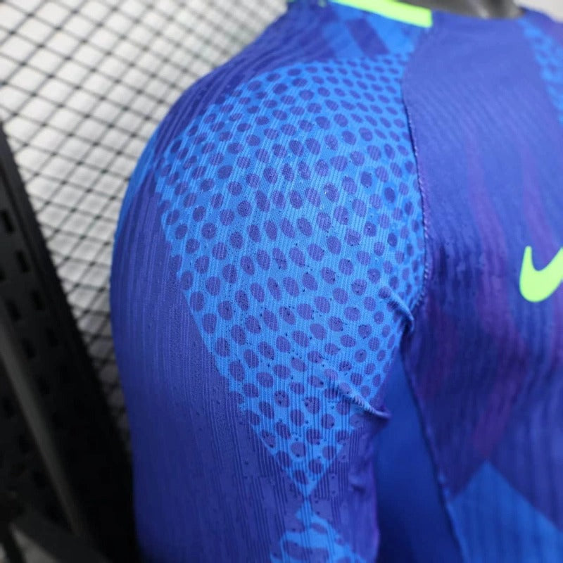 Camiseta Brasil Visita 2025/26 Manga Larga Versión Jugador